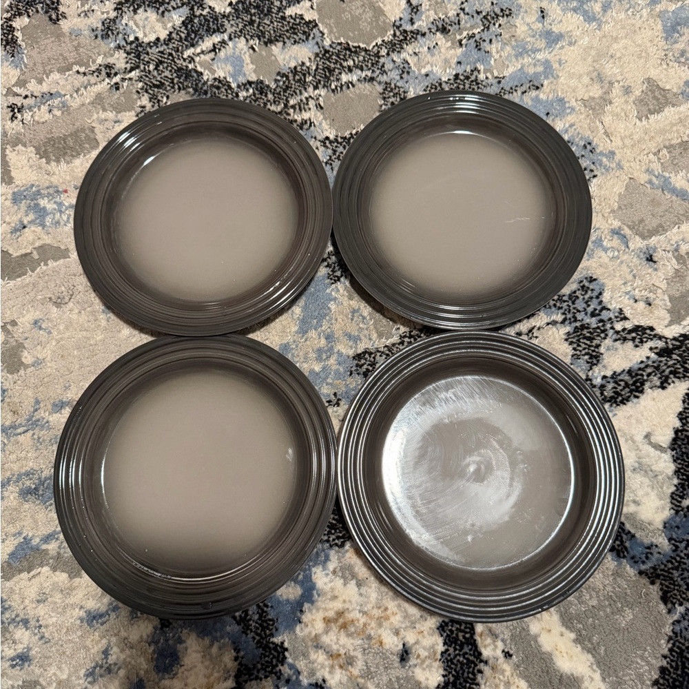 Le Creuset Gray Dinner Plate